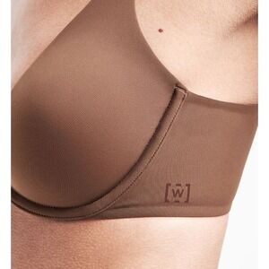 Wolford Women's Pure Microfiber Underwire Convertible Bra in Brown 36D